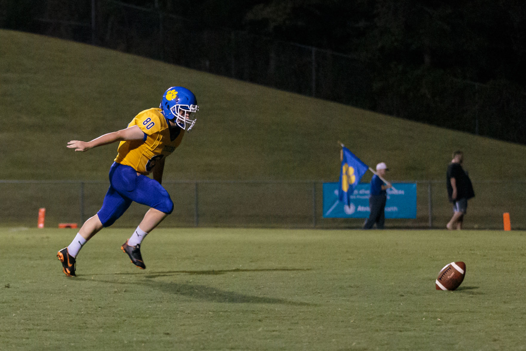 The Central Cabarrus Vikings shut out the Mount Pleasant Tigers 45-0.